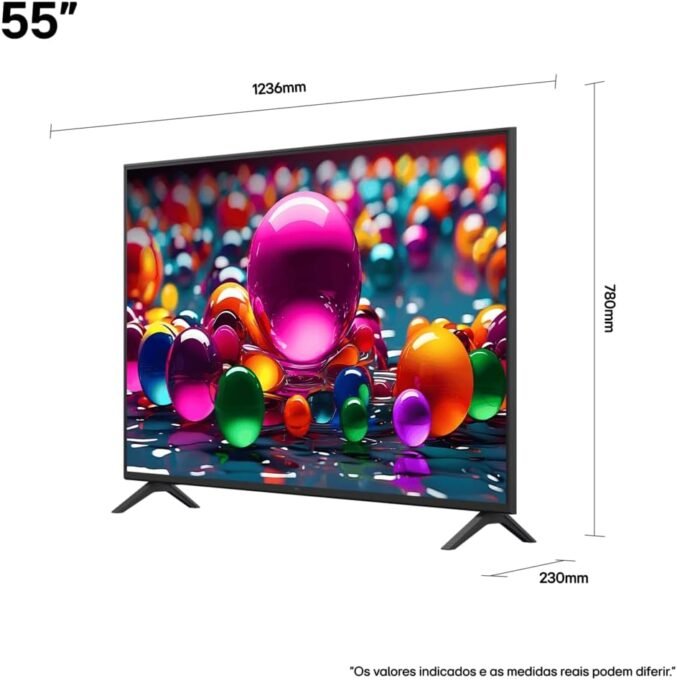 Smart TV 4K 55″ LG UHD 55UA85 – Sua TV 4K Perfeita 4 Smart TV 4K 55″ LG UHD 55UA85 – Sua TV 4K Perfeita - Imagem 4