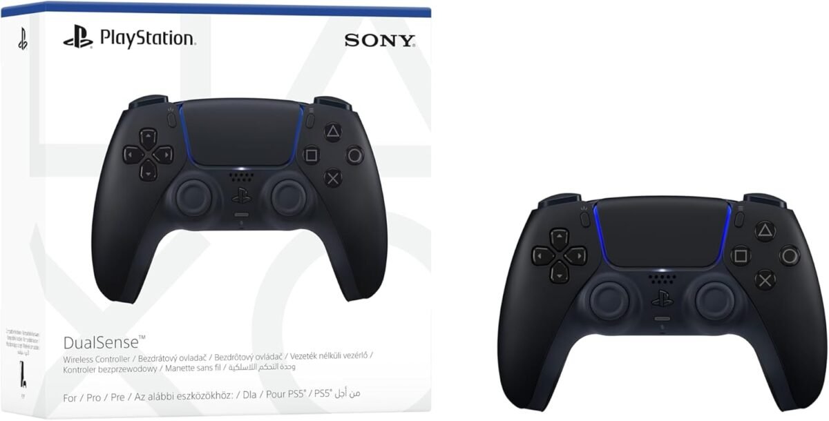 Controle sem fio DualSense Midnight Black para PS5 5 Controle sem fio DualSense Midnight Black para PS5 - Imagem 5