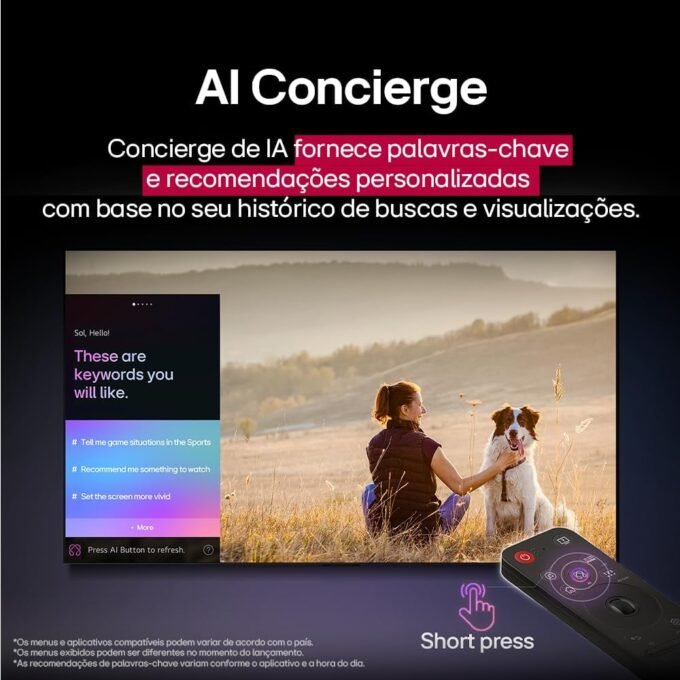 Smart TV 4K 55″ LG UHD 55UA85 – Sua TV 4K Perfeita 8 Smart TV 4K 55″ LG UHD 55UA85 – Sua TV 4K Perfeita - Imagem 8