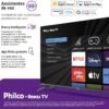 Smart TV Philco 40 polegadas com tecnologia Roku, LED e áudio Dolby, modelo PTV40M9GR2CGB, exibindo tela com imagem nítida.