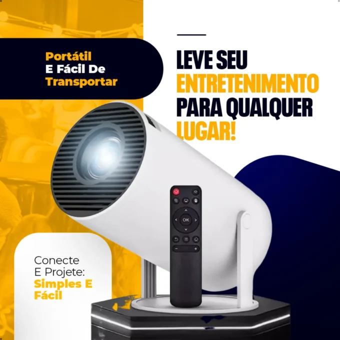 Projetor Smart Portátil Several Importados Full Hd 4k 4 Projetor Smart Portátil Several Importados Full Hd 4k Android 11 Wi-fi Bluetooth