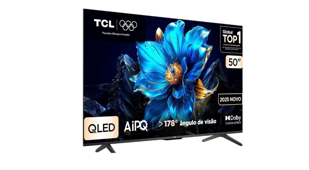 Smart TV TCL 50” QLED 4K P7K – Review Completo. 1 Smart TV TCL 50 Polegadas QLED 4K P7K WiFi Bluetooth Google TV HDR10+ Dolby Atmos Dolby Vision 50P7K