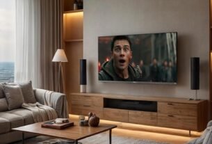 Smart TV 40 Philco Roku TV LED PTV40M9GR2CGB é boa? 20 Sala de estar moderna com Smart TV Philco 40” Roku PTV40M9GR2CGB, LED Full HD e Dolby Audio.