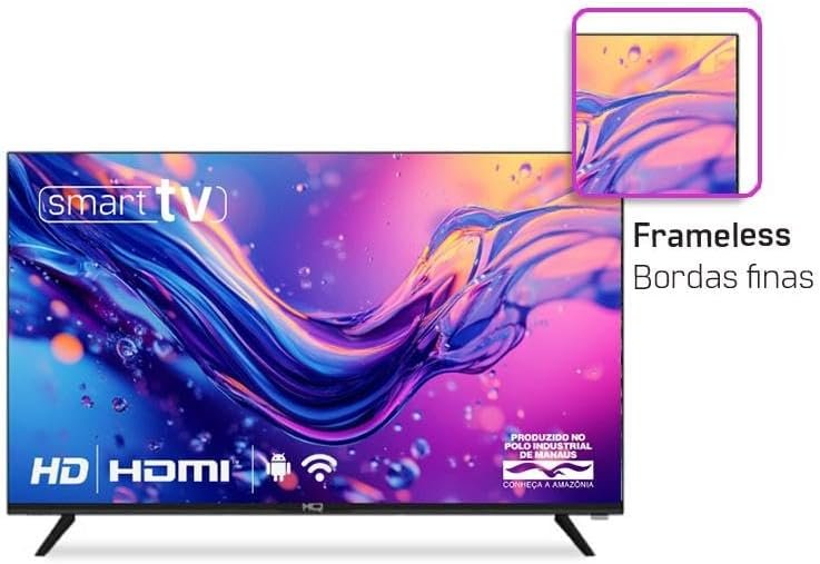 Smart TV HQ 32" HD Tela sem Bordas Sistema Android 3 Smart TV HQ 32" HD Tela sem Bordas Sistema Android - Imagem 3